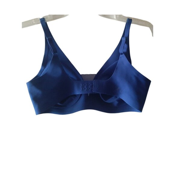 Knix Shadow Mesh T-Shirt Bra Blue Knix Size S+ - Picture 2 of 2